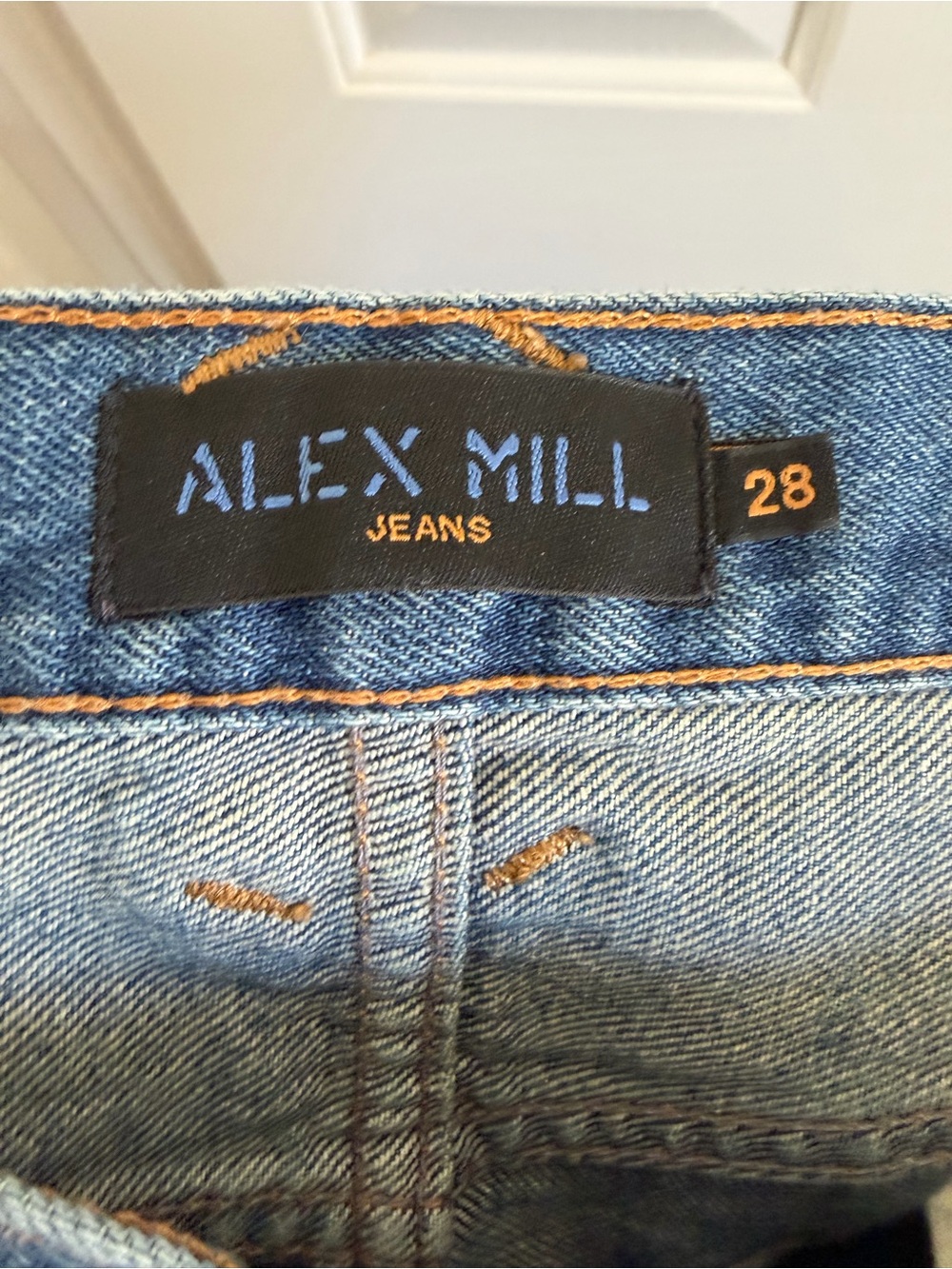 Alex Mill Carla High Rise Straight Jeans Vintage 28 - Picture 2 of 14